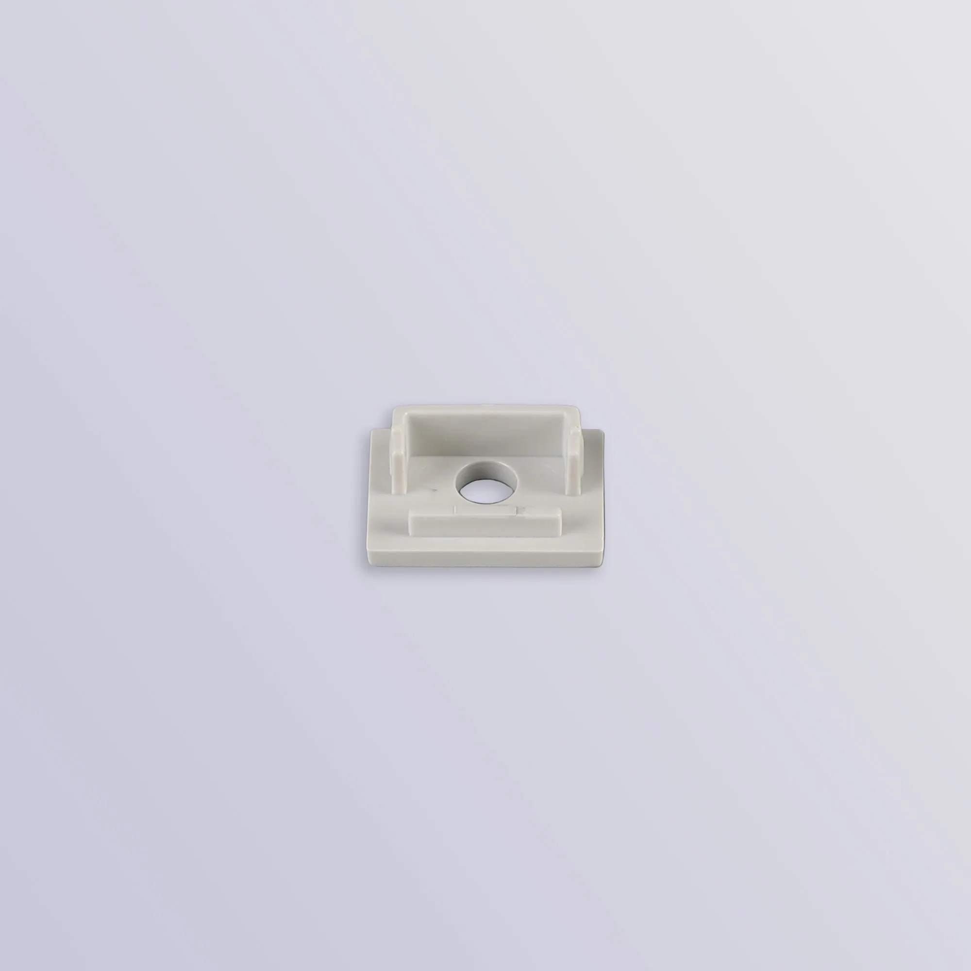 Tiras 35mm x 11mm Grey Profile End Cap With Hole (1pc) for M8070 M8071  Mantra Fusion Tiras LED Profile